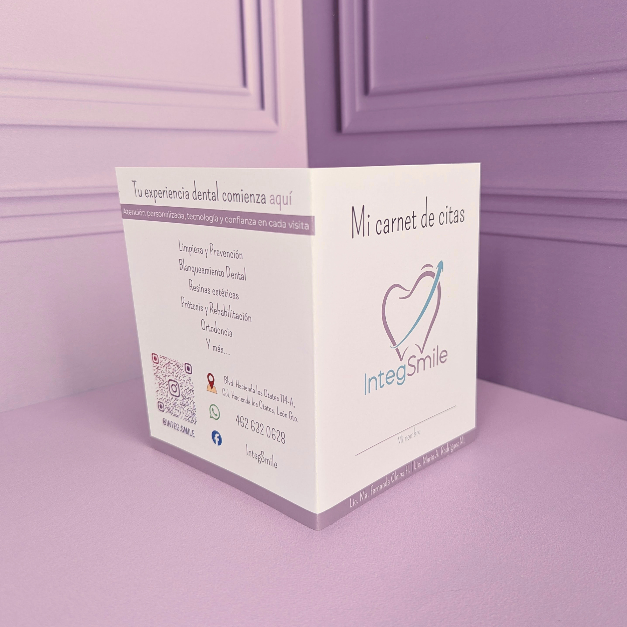 Mi Control de Citas – Carnet Dental Personalizado