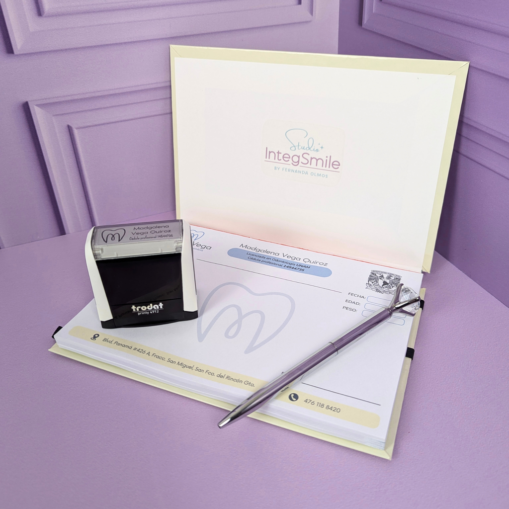 Kit Esencial | Papelería Dental Completa 100% Personalizada
