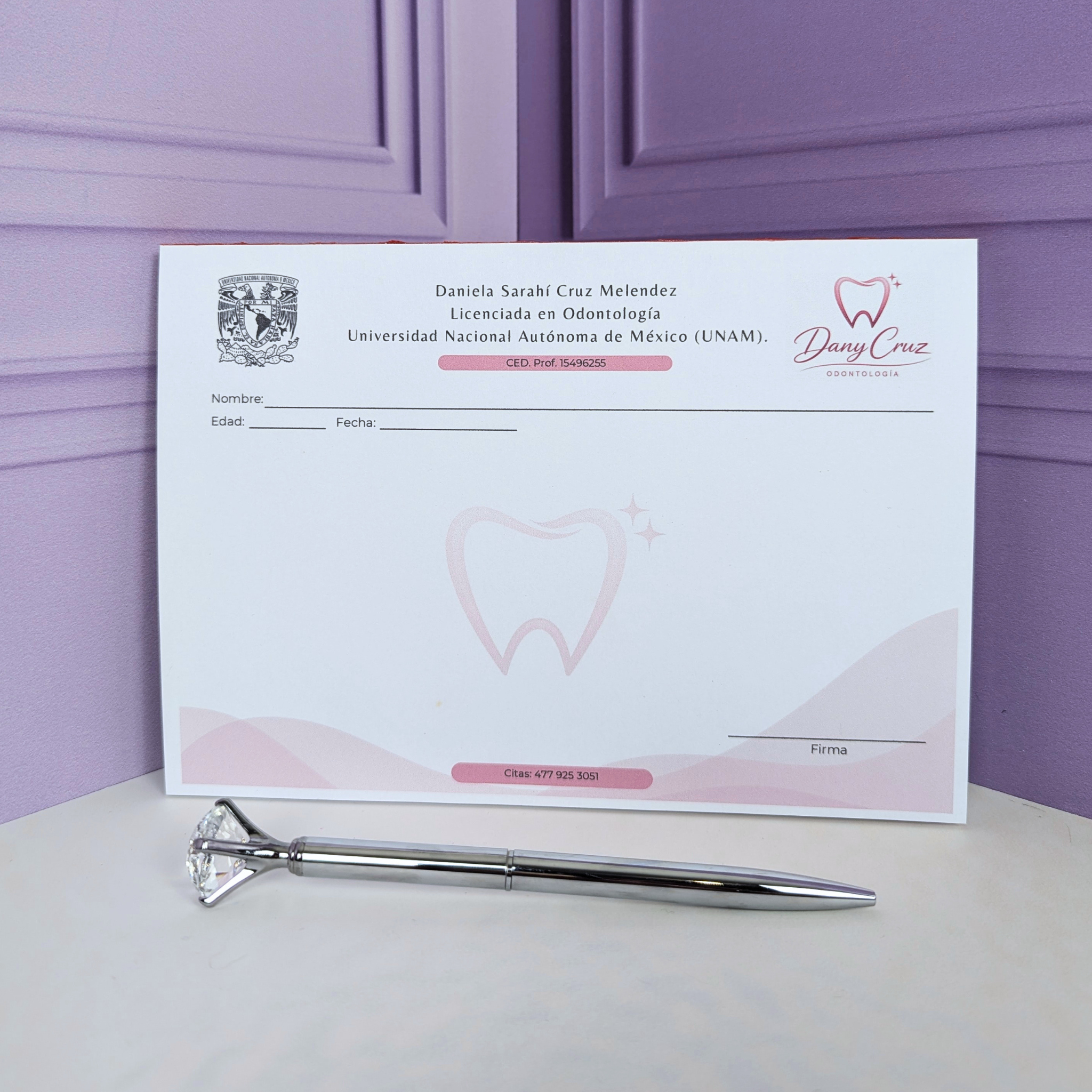 Recetas Médicas Personalizadas | Diseño Elegante a Todo Color 100% personalizadas
