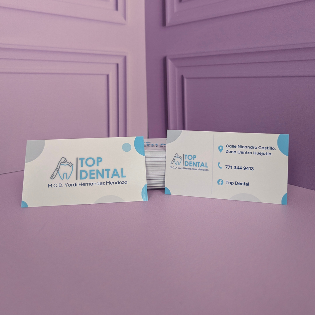 Tarjetas de Presentación | Una o doble cara | 100% personalizadas