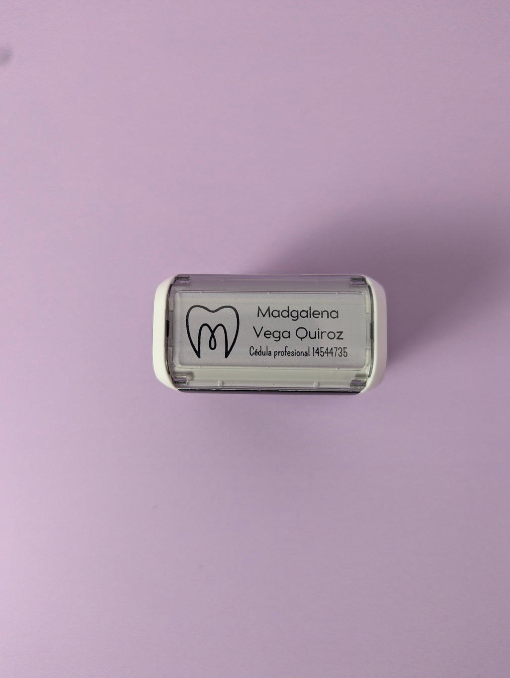 Sello Médico Autoentintable + Llavero Personalizado